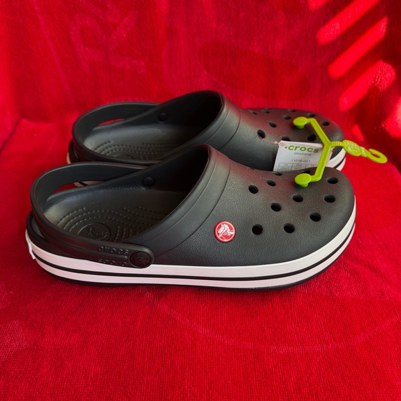 Crocs Crocband Classic Black Clogs. Men Size 9. Women Size 11 Brand New - Picture 3 of 13